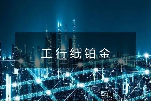 工行纸铂金