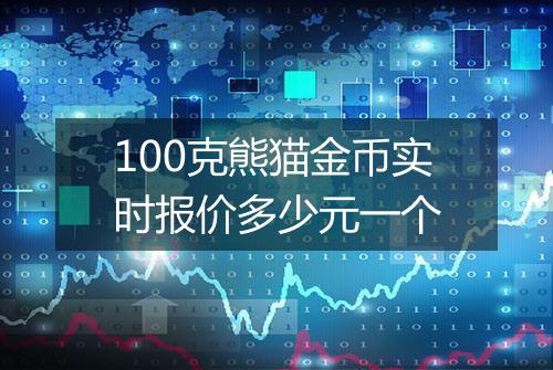 100克熊猫金币实时报价多少元一个