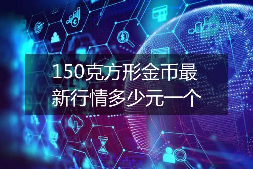 150克方形金币最新行情多少元一个